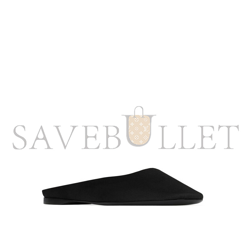 YSL LIDO SLIP-ONS IN SATIN CREPE 7760599QN0G1000 YSL LIDO SLIP-ONS IN SATIN CREPE 7760599QN0G1000